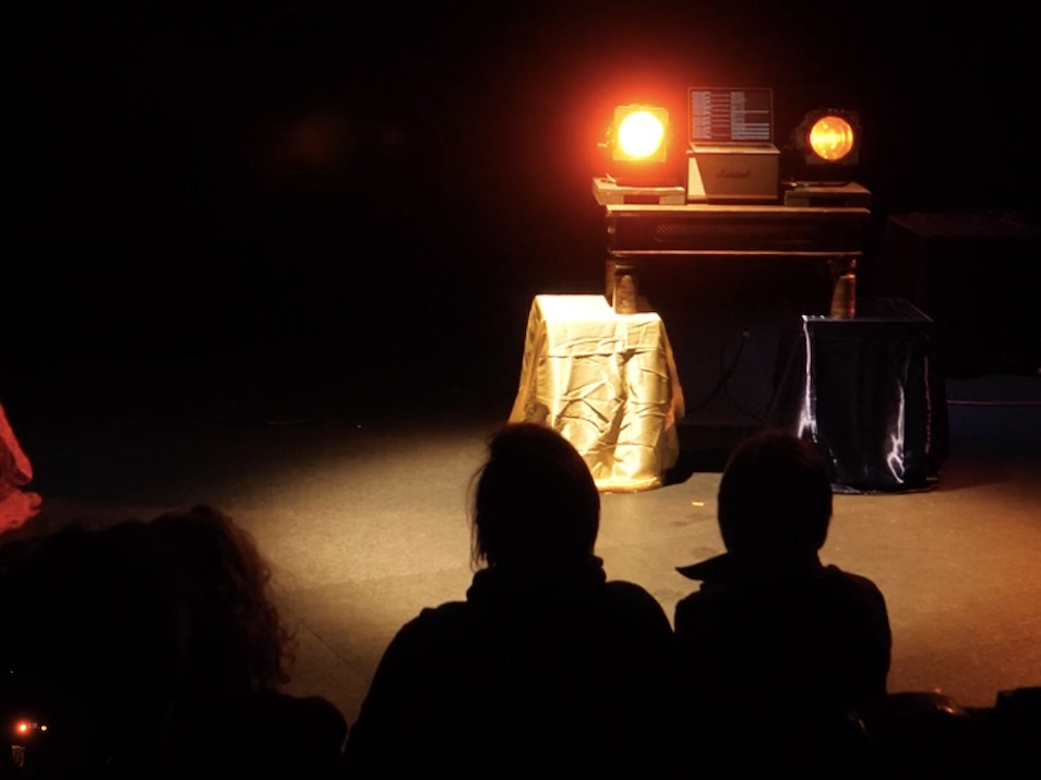 computer terminal with orange eyes